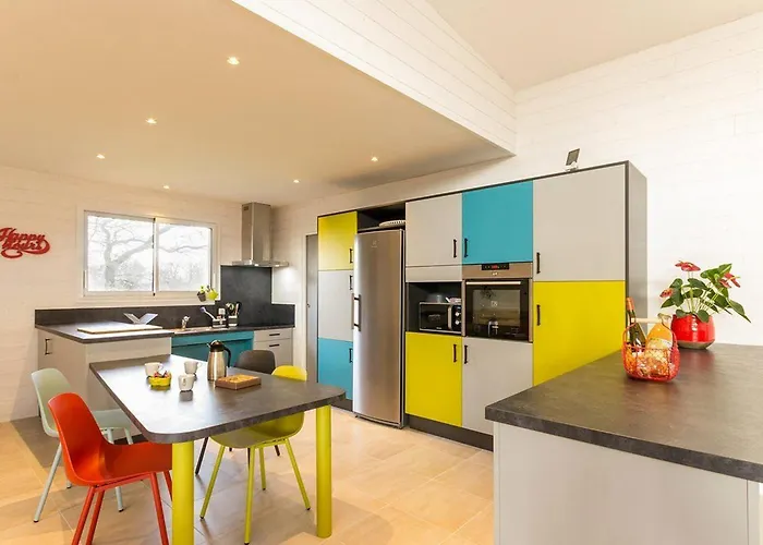 Grande Maison En Bois Avec Parc, Terrasse, Jeux Et Equipements Modernes Entre Nantes Et Pornic - Fr-1-306-1051 Дом отдыха Порт-Сен-Пьер