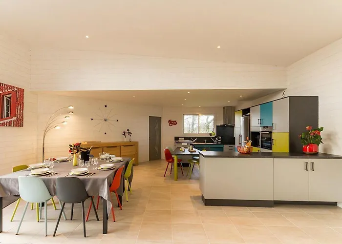 Grande Maison En Bois Avec Parc, Terrasse, Jeux Et Equipements Modernes Entre Nantes Et Pornic - Fr-1-306-1051 Дом отдыха